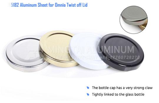 aluminum sheet for omnia twist off lid
