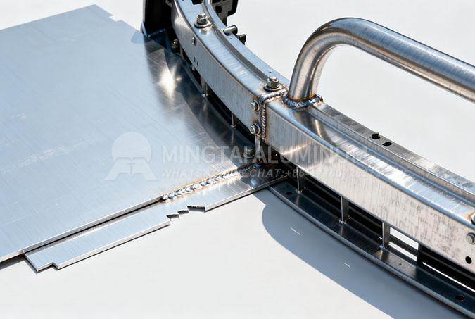 Placa de aluminio 6061 para parachoques de automóviles Aluminum Plate for Auto Bumper