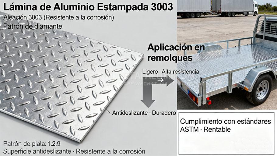 Chapa de Aluminio 3003 con Diseño para Remolques 1_0002_6