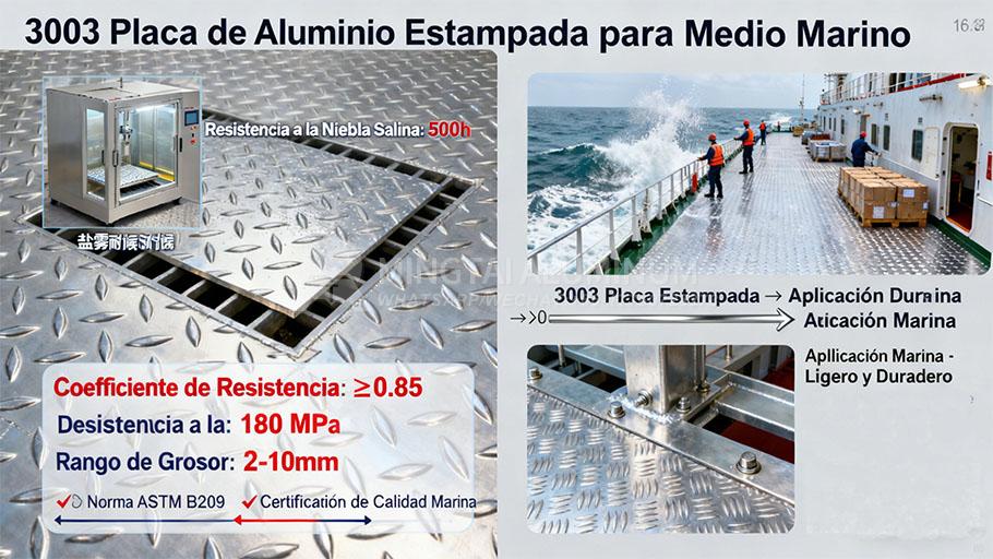 Placa de Aluminio con Diseño 3003 Resistente a la Corrosión para Uso Marino xiyu_0000_2
