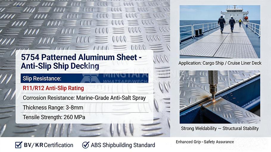 5754 Patterned Aluminum Sheet for Ship Decking 0_0005_3